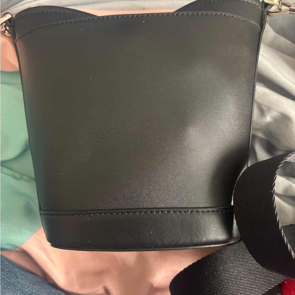 Kate Spade Black Mini Crossbody Bag with Gold Accents - Picture 5 of 7